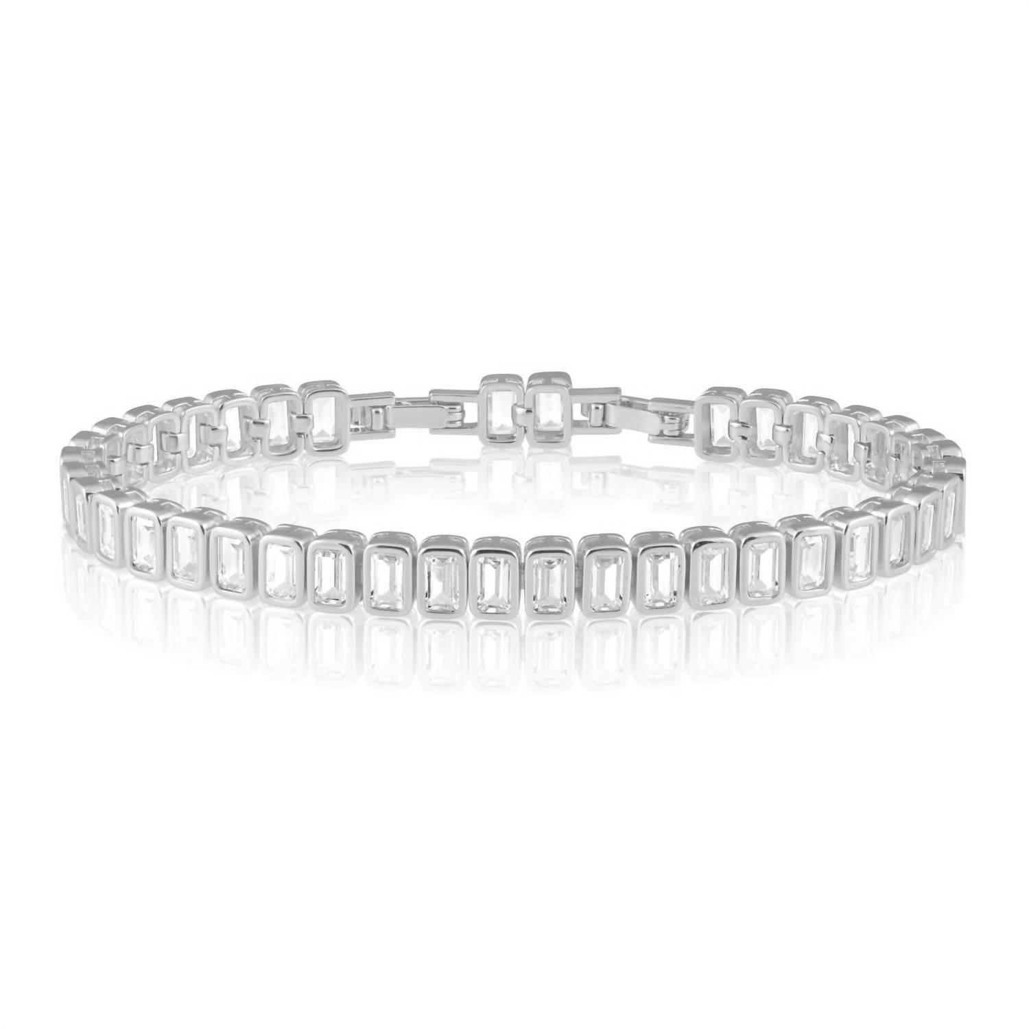 New Sahira Jewelry Design Women's Ella Tennis Bracelet In Silver